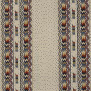 Brunschwig & Fils Talakona Stripe Red/Blue Fabric