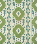 Brunschwig & Fils Varkala Print Teal/Green Fabric