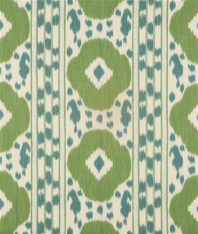 Brunschwig & Fils Varkala Print Teal/Green Fabric