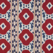Brunschwig & Fils Varkala Print Red/Blue Fabric