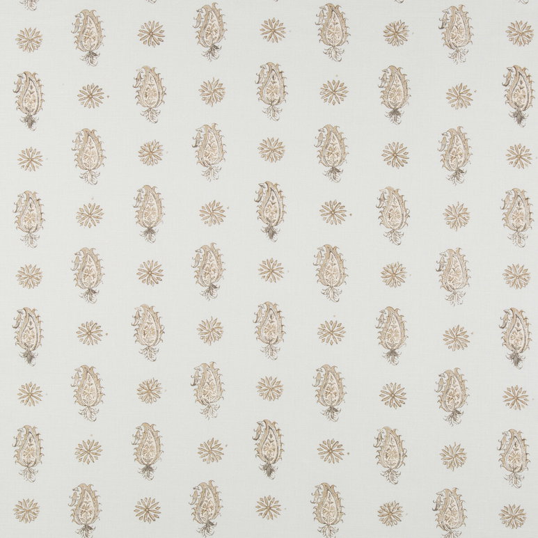 Brunschwig &amp; Fils Onam Paisley Spa/Beige Fabric