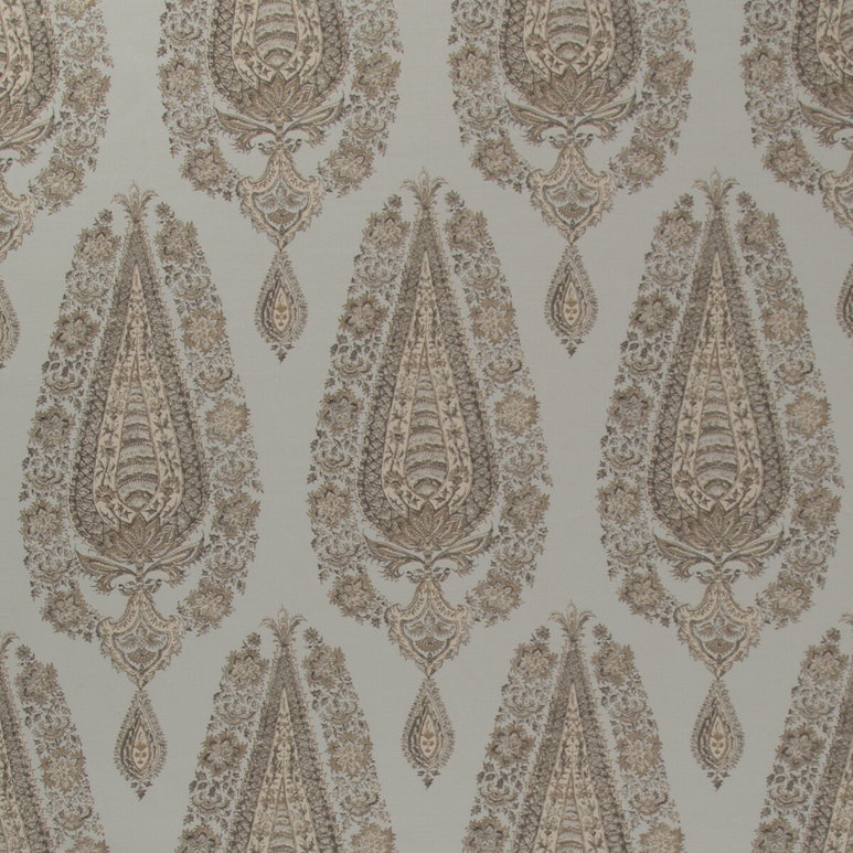 Brunschwig &amp; Fils Komal Paisley Spa/Beige Fabric