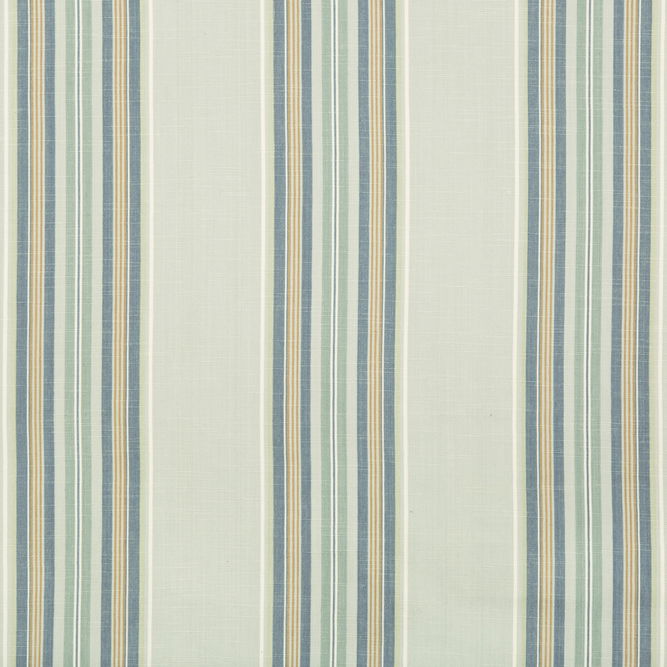Brunschwig &amp; Fils Verdon Stripe Sea/Blue Fabric