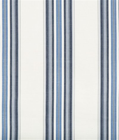 Brunschwig & Fils Verdon Stripe Indigo/Sky Fabric
