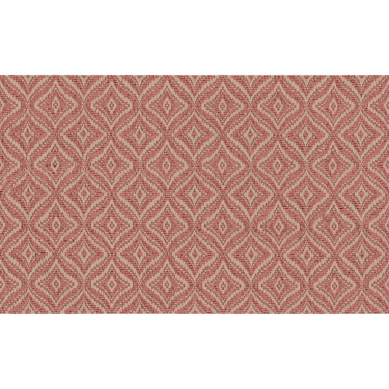 Brunschwig &amp; Fils Embroideryrun Woven Coral Fabric