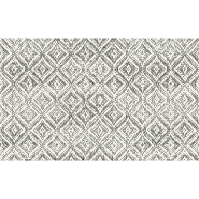 Brunschwig &amp; Fils Embroideryrun Woven Aqua Fabric