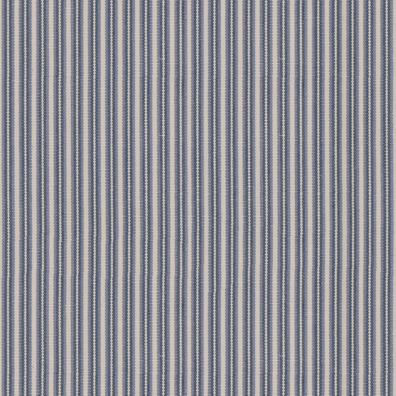 Brunschwig &amp; Fils Chamas Stripe Indigo Fabric