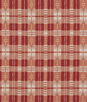 Brunschwig & Fils Mornas Plaid Red Fabric