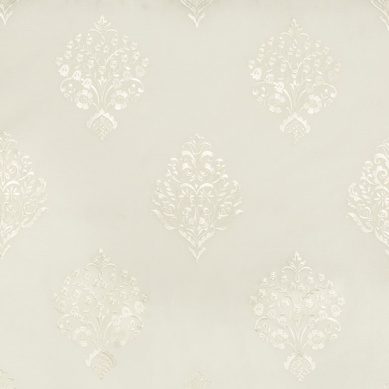 Brunschwig &amp; Fils Catulle Sheer White Fabric