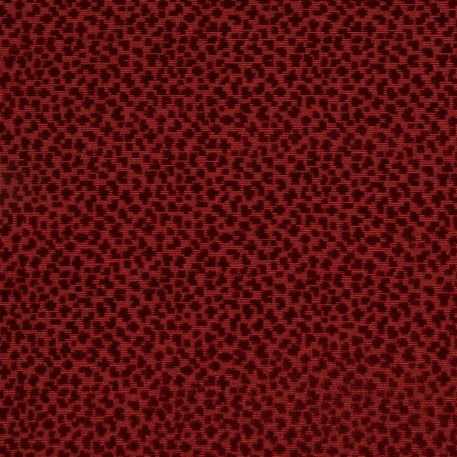 Brunschwig &amp; Fils La Panthere Velvet Red Fabric