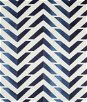 Brunschwig & Fils Les Vagues Embroidery Sky/Royal Fabric