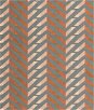 Brunschwig & Fils Les Vagues Embroidery Pink/Rust Fabric