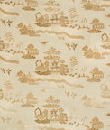 Brunschwig & Fils La Pagode Velvet Sand Fabric