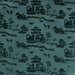 Brunschwig & Fils La Pagode Velvet Teal Fabric