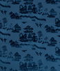 Brunschwig & Fils La Pagode Velvet Navy Fabric