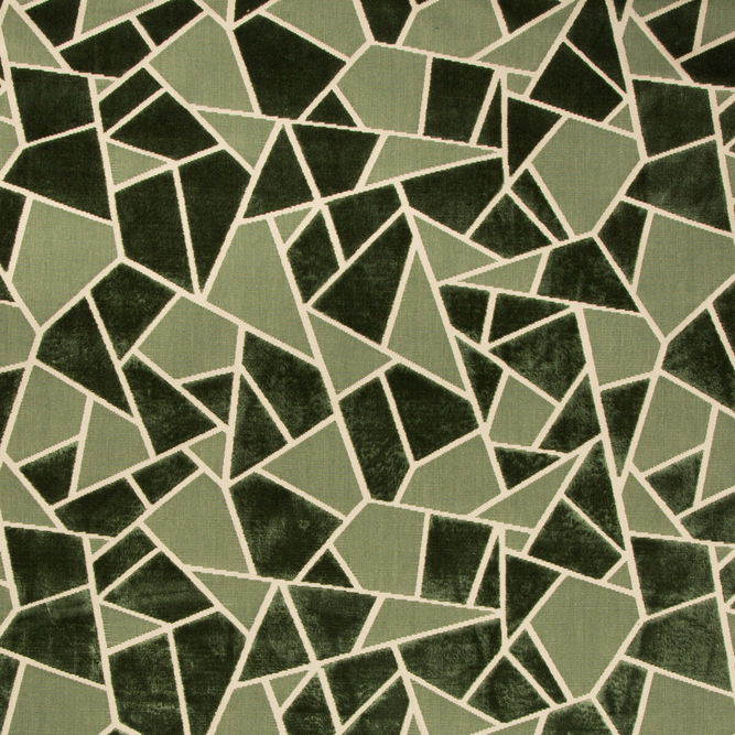 Brunschwig &amp; Fils La Tortue Velvet Green Fabric