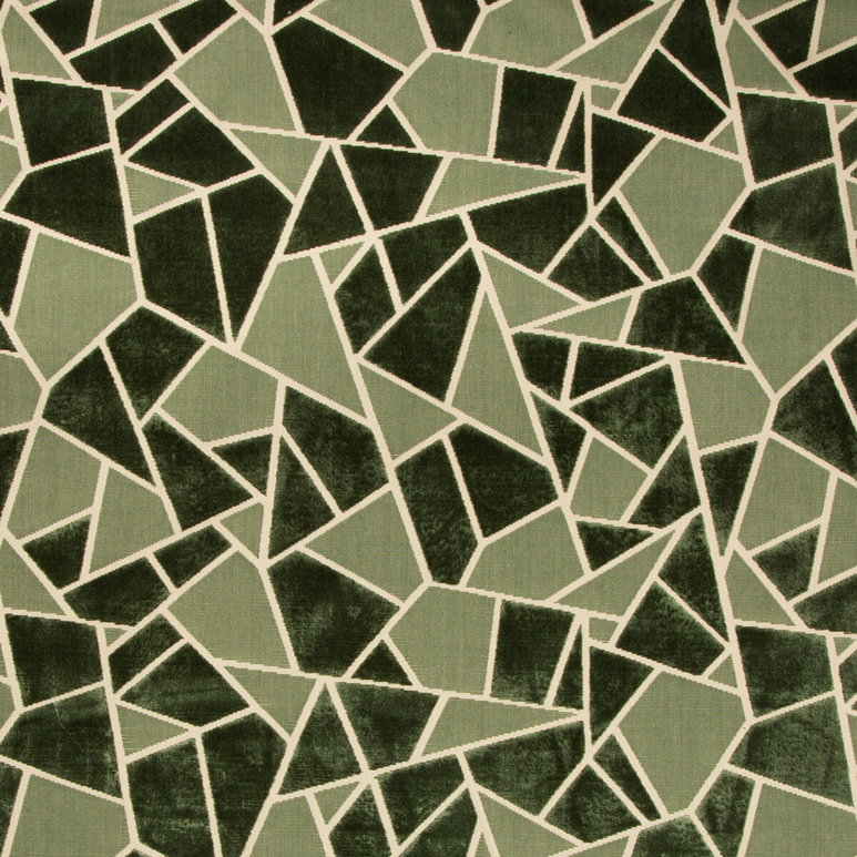 Brunschwig &amp; Fils La Tortue Velvet Green Fabric