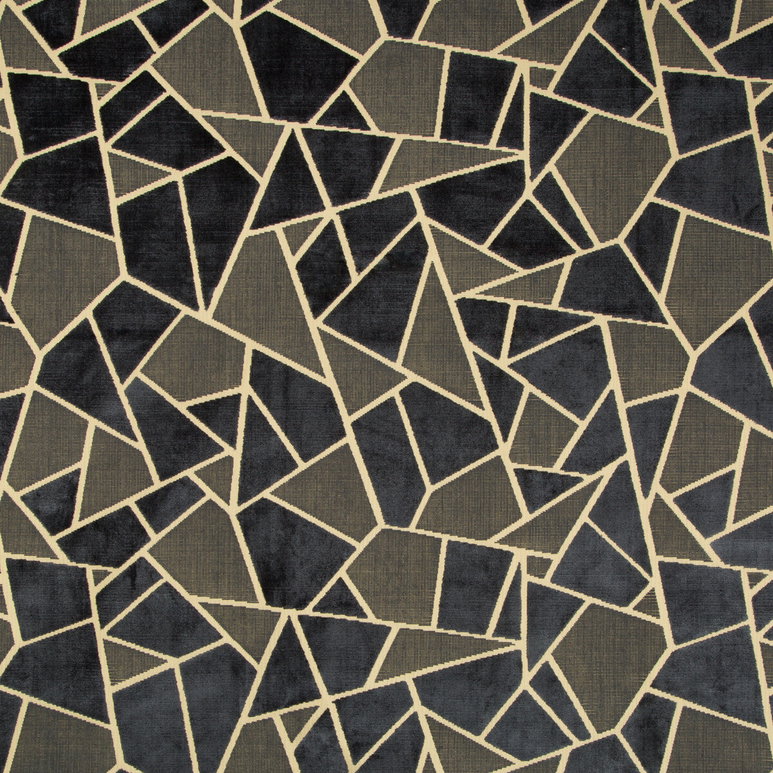 Brunschwig &amp; Fils La Tortue Velvet Midnight Fabric