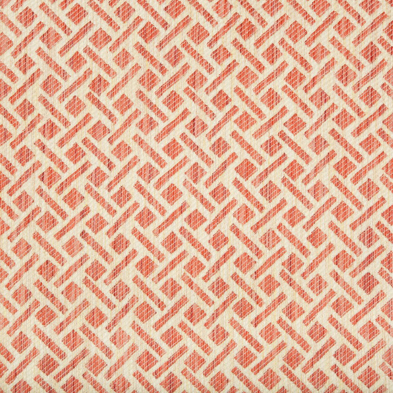 Brunschwig &amp; Fils Comte Strie Rose Fabric