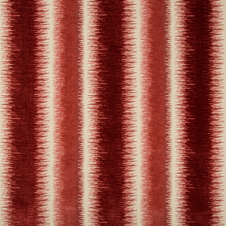 Brunschwig &amp; Fils Bromo Velvet Red Fabric