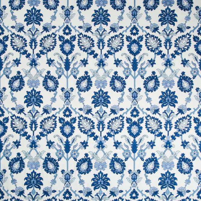Brunschwig &amp; Fils Solanum Embroidery Porcelain Fabric