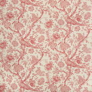 Brunschwig & Fils Cevennes Print Red Fabric