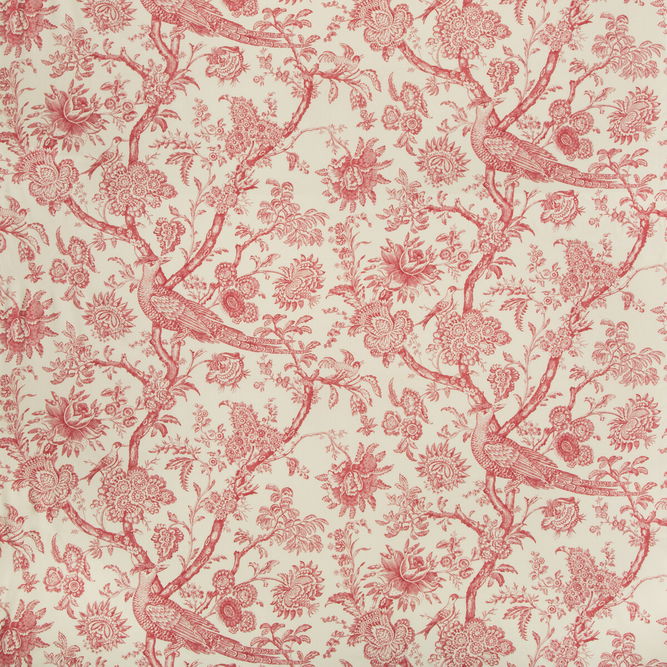 Brunschwig &amp; Fils Cevennes Print Red Fabric