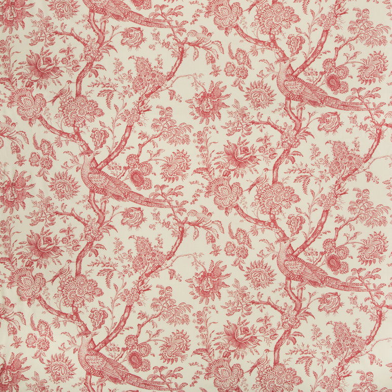 Brunschwig &amp; Fils Cevennes Print Red Fabric