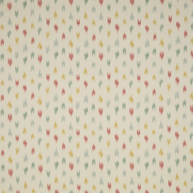 Brunschwig &amp; Fils Bombay Ikat Jade/Pink Fabric