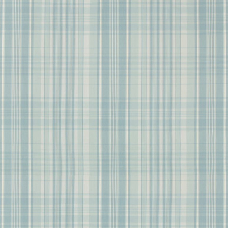 Brunschwig &amp; Fils Guernsey Check Aqua Fabric