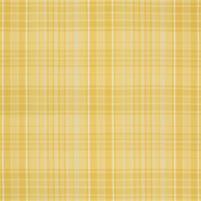 Brunschwig &amp; Fils Guernsey Check Yellow Fabric
