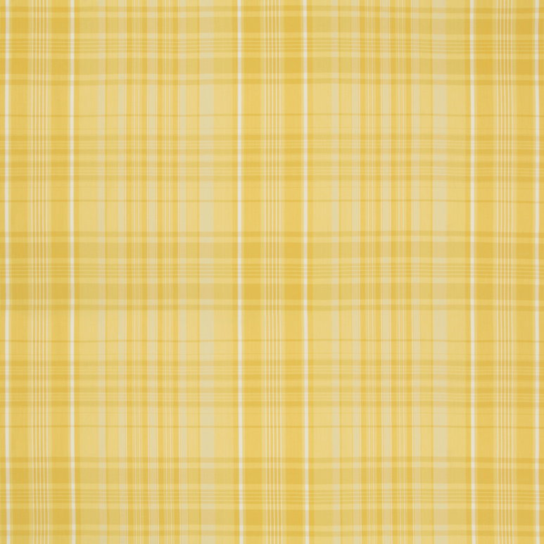 Brunschwig &amp; Fils Guernsey Check Yellow Fabric
