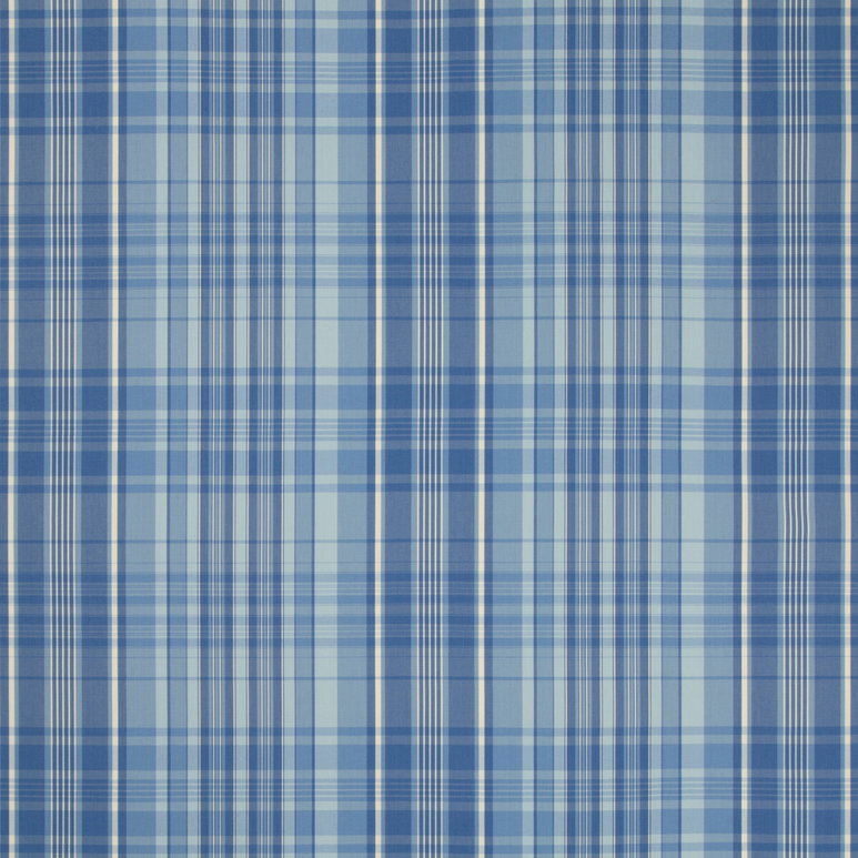 Brunschwig &amp; Fils Guernsey Check Blue Fabric