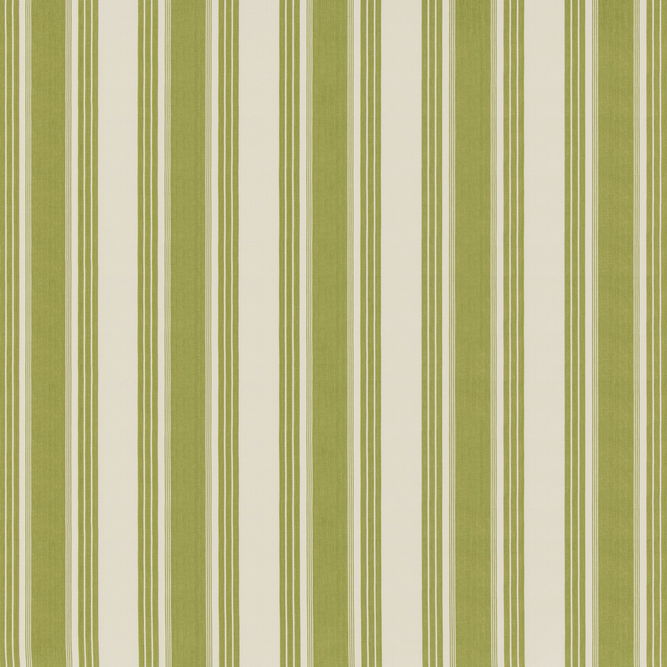Brunschwig &amp; Fils Colmar Stripe Leaf Fabric
