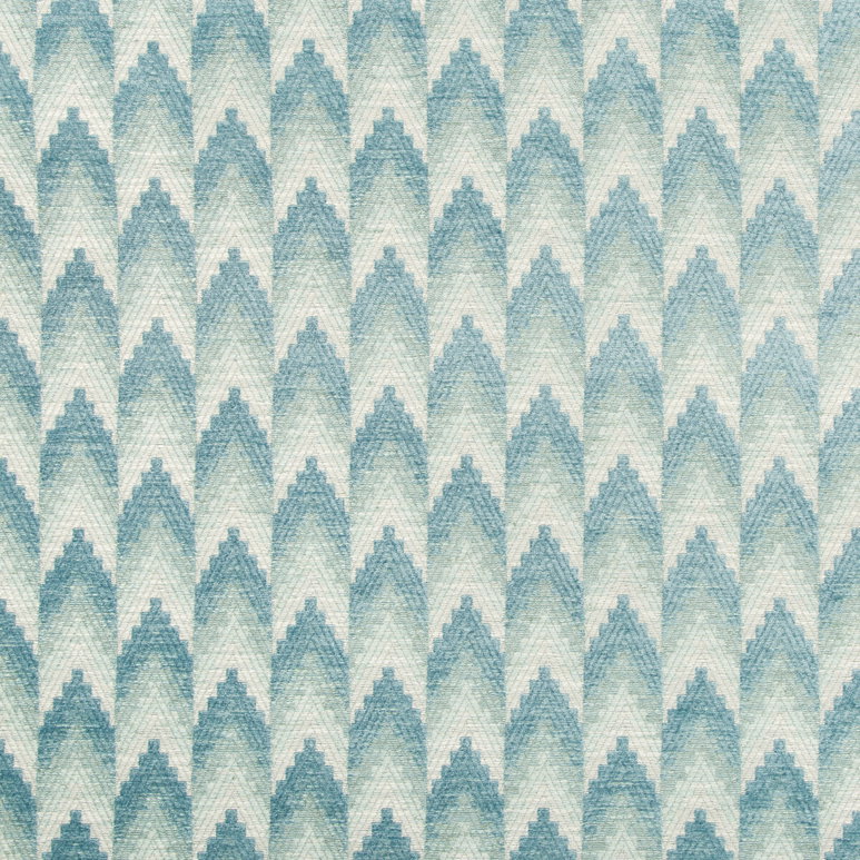 Brunschwig &amp; Fils Ventron Woven Aqua Fabric