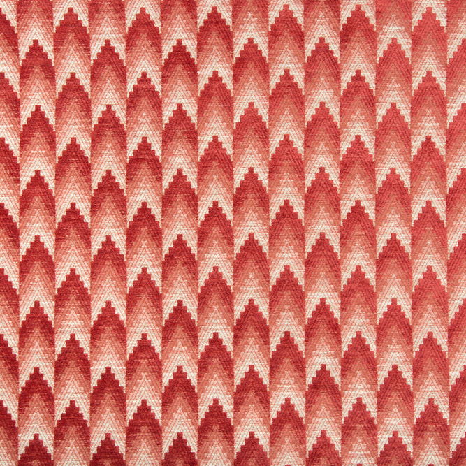 Brunschwig &amp; Fils Ventron Woven Red Fabric