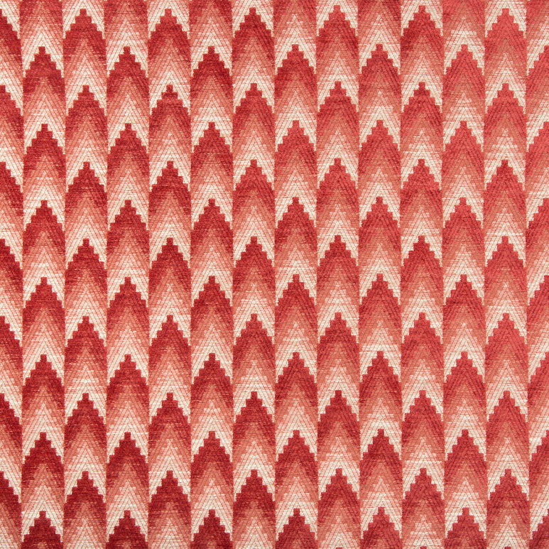 Brunschwig &amp; Fils Ventron Woven Red Fabric
