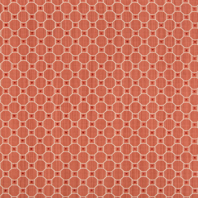Brunschwig &amp; Fils Tanneurs Woven Coral Fabric