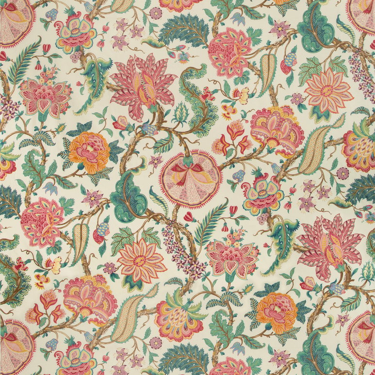 Brunschwig &amp; Fils Saranda Print Jewel Fabric