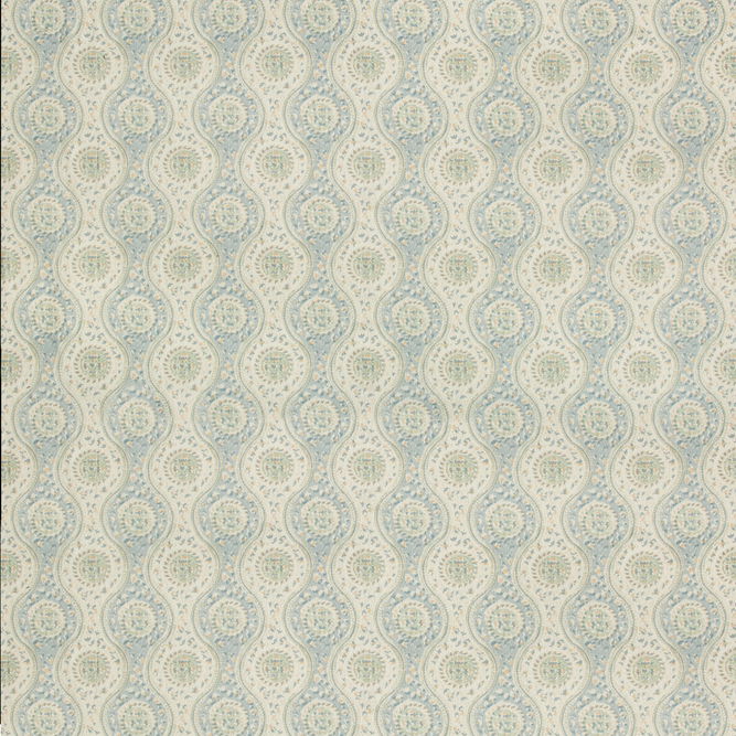 Brunschwig &amp; Fils Nadari Print Sky/Aqua Fabric