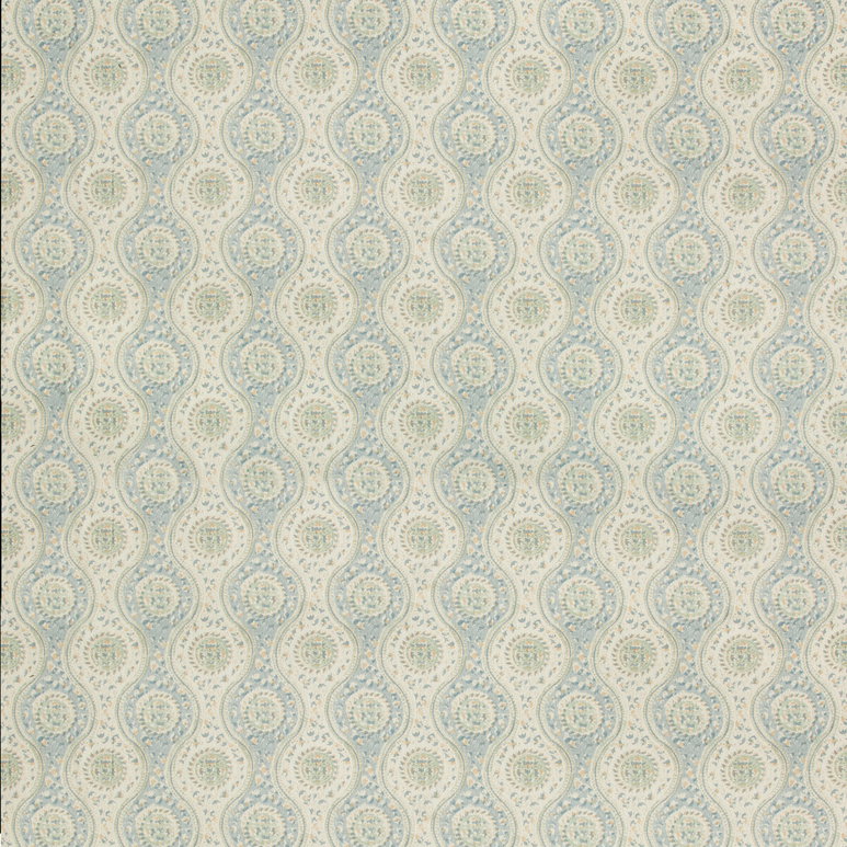 Brunschwig &amp; Fils Nadari Print Sky/Aqua Fabric