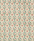Brunschwig & Fils Nadari Print Teal/Rose Fabric