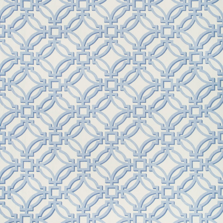 Brunschwig &amp; Fils Salvy Print Delft Fabric