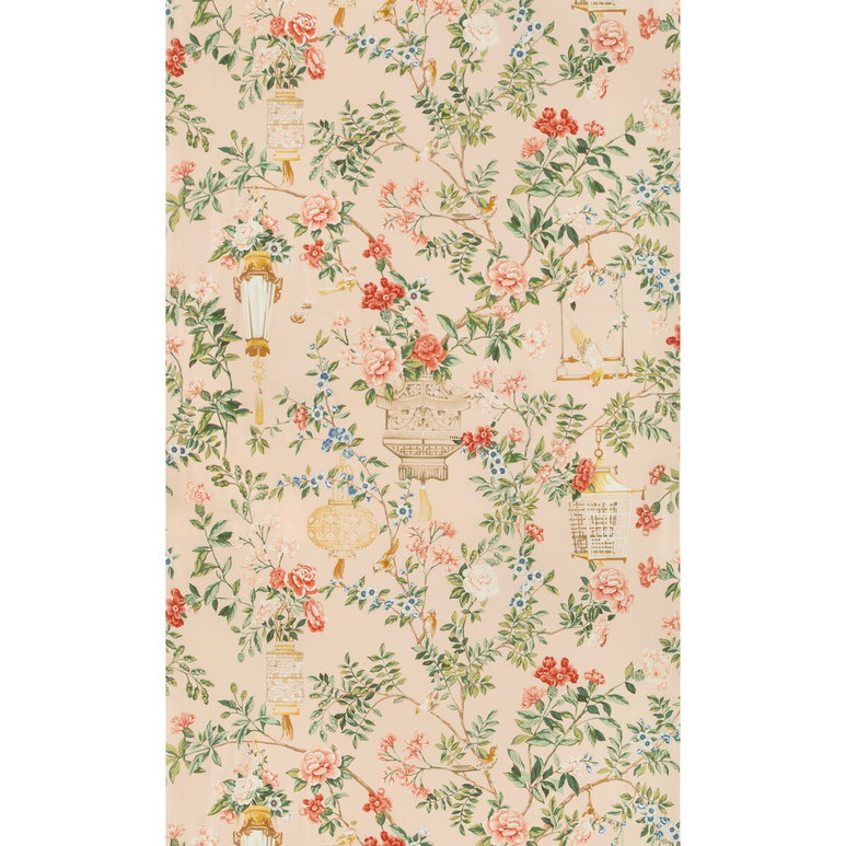 Brunschwig &amp; Fils Jardin Fleuri Print Petal Fabric