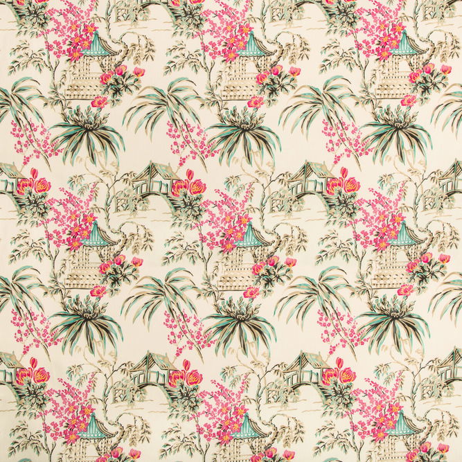 Brunschwig &amp; Fils Tongli Print Peony Fabric