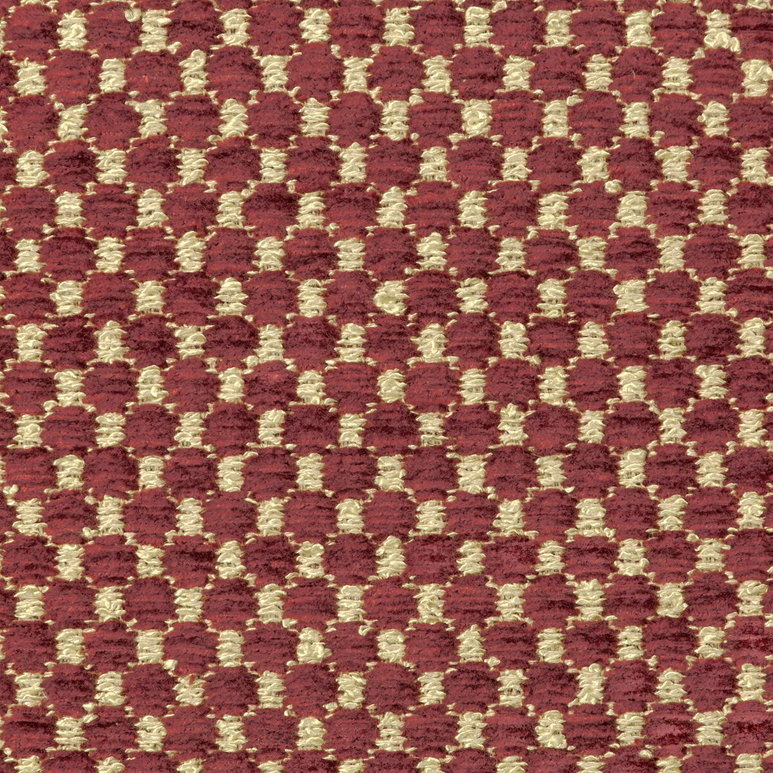 Brunschwig &amp; Fils Ecrins Texture Ruby Fabric