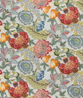 Brunschwig & Fils Karabali Print Aqua Fabric