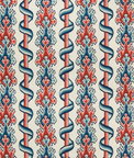 Brunschwig & Fils Montguyon Print Blue/Red Fabric