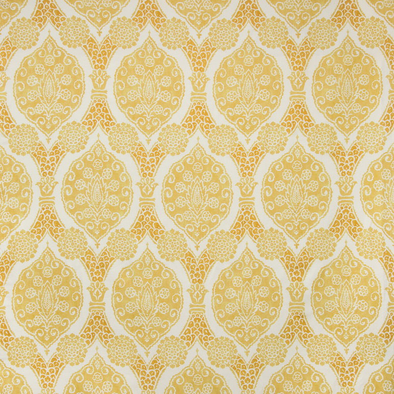 Brunschwig &amp; Fils Sufera Print Canary Fabric
