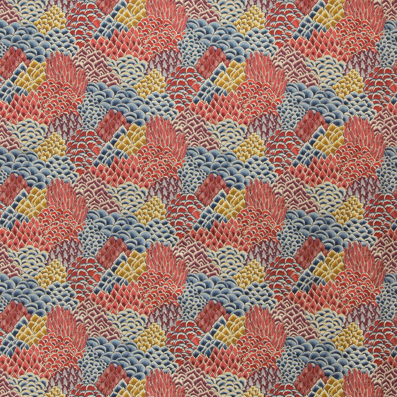 Brunschwig &amp; Fils Katibi Print Multi Fabric